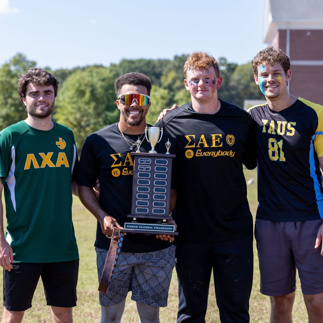 SAE winning Union University's Greek Olympics.